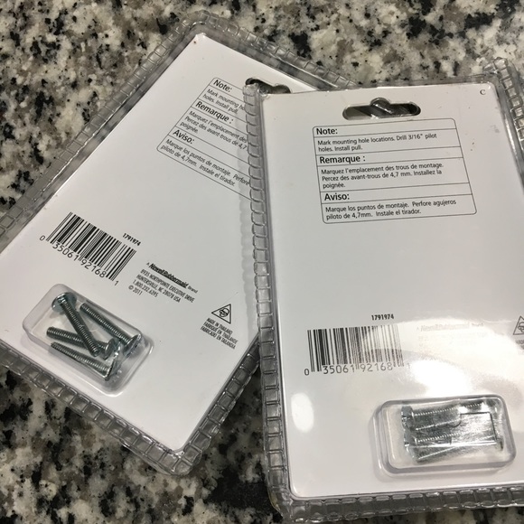 🍓 4 Satin Nickel Drawer Pulls Cabinet Handles - Picture 2 of 4